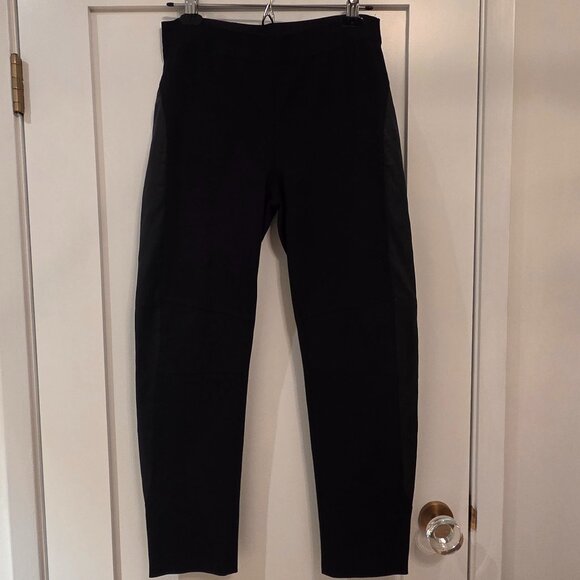 Eli Tahari pants with genuine lamb leather side inserts - Picture 1 of 5